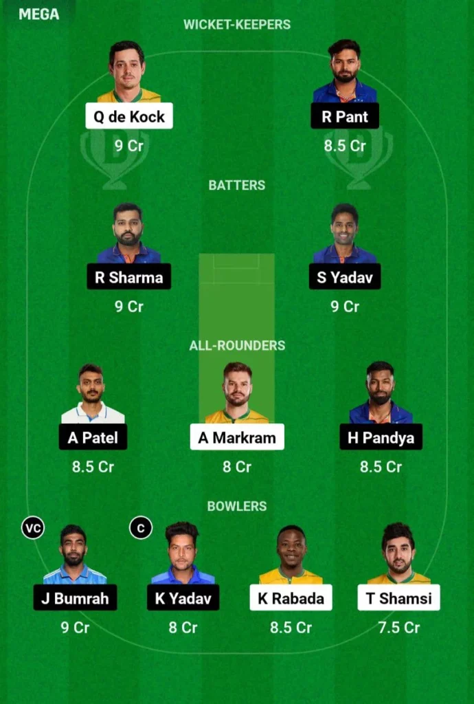 IND vs SA Final Match Dream11 Prediction In Hindi: भारत बनाम साउथ अफ्रीका फाइनल मुकाबले में ऐसे बनाएं dream11 टीम जीते लाखों, करोड़ों
